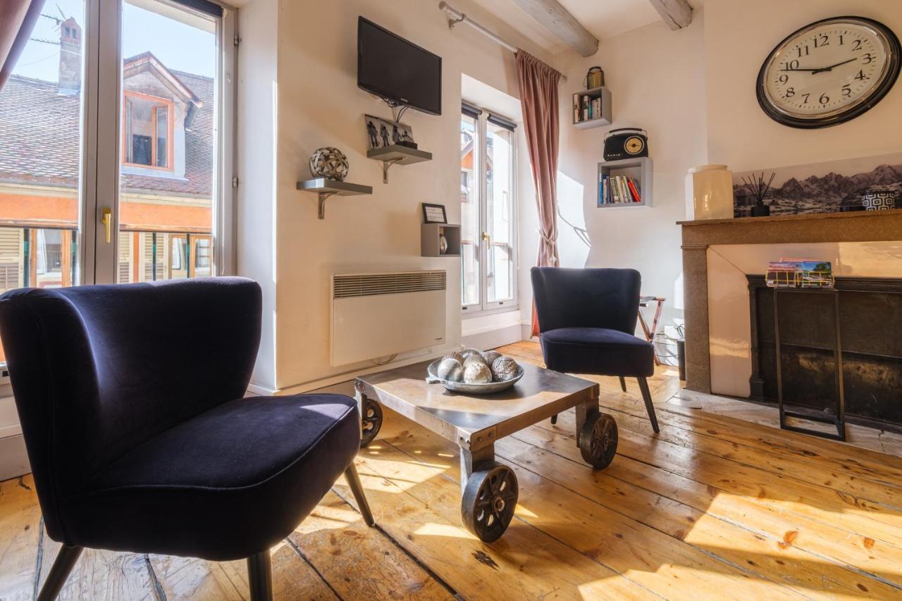 Au Grey D'Annecy, Studio Cosy Au Coeur De La Ville Zewnętrze zdjęcie