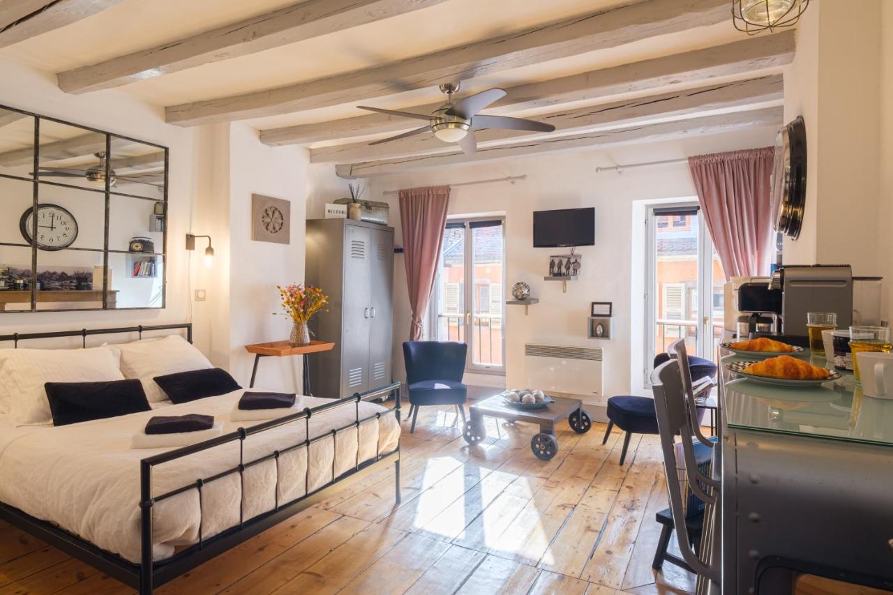 Au Grey D'Annecy, Studio Cosy Au Coeur De La Ville Zewnętrze zdjęcie